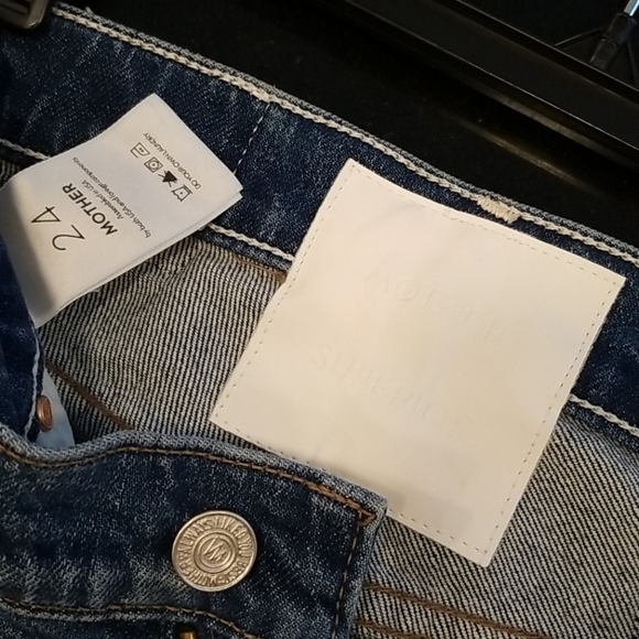 💕MOTHER SUPERIOR💕 Dazzler ~ Cowboys Don't Cry High Rise Straight Leg 24 NWT - Picture 14 of 16